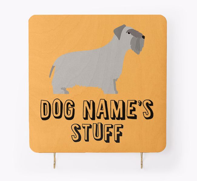 'Dog's Stuff' - Personalised {breedFullName} Lead & Collar Hanger